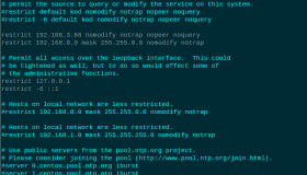 Linux中搭建时间服务