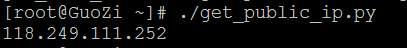 python-- 获取公网 IP 地址
