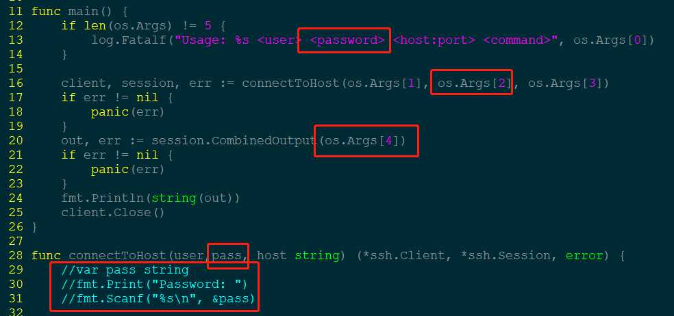 使用 golang 开发一个 sshclient 命令 使用 golang 开发一个 sshclient 命令